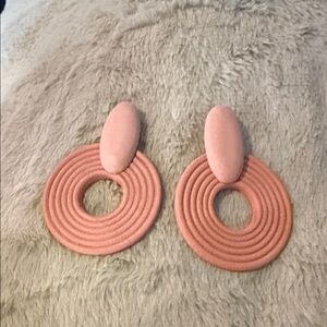 Buru Pink Statement Earrings